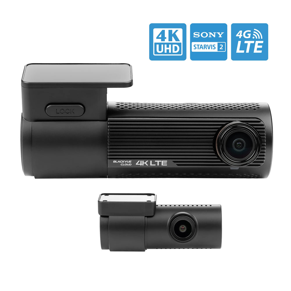 BlackVue DR970X-2CH LTE Plus | 2 Channel Dash Cam | 4K UHD Front | FHD Rear | Built-in LTE