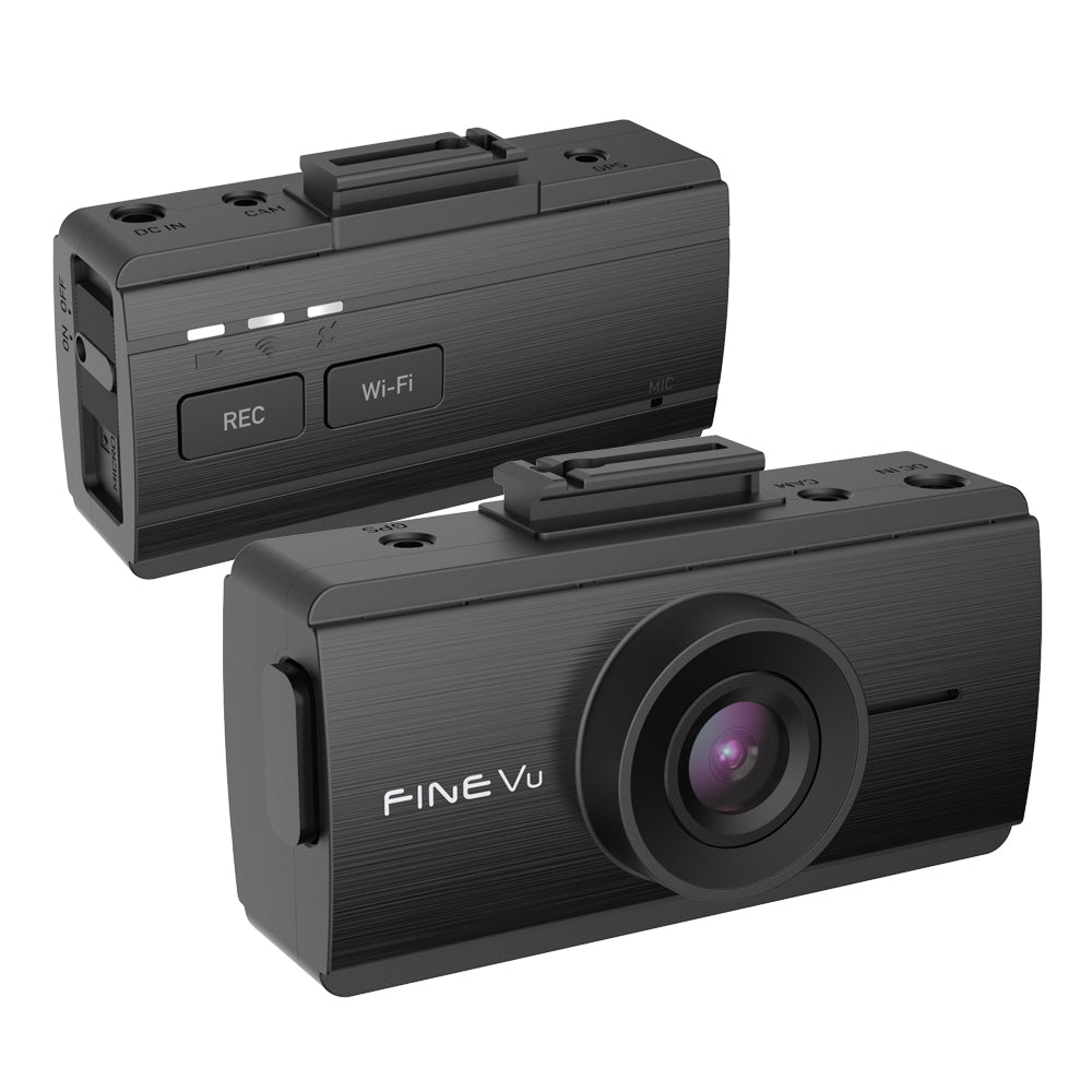 Unavi FineVu GX35 Dash Cam | Front & Rear | QHDxFHD | Super Compact Size with SONY Starvis 2 Sensor