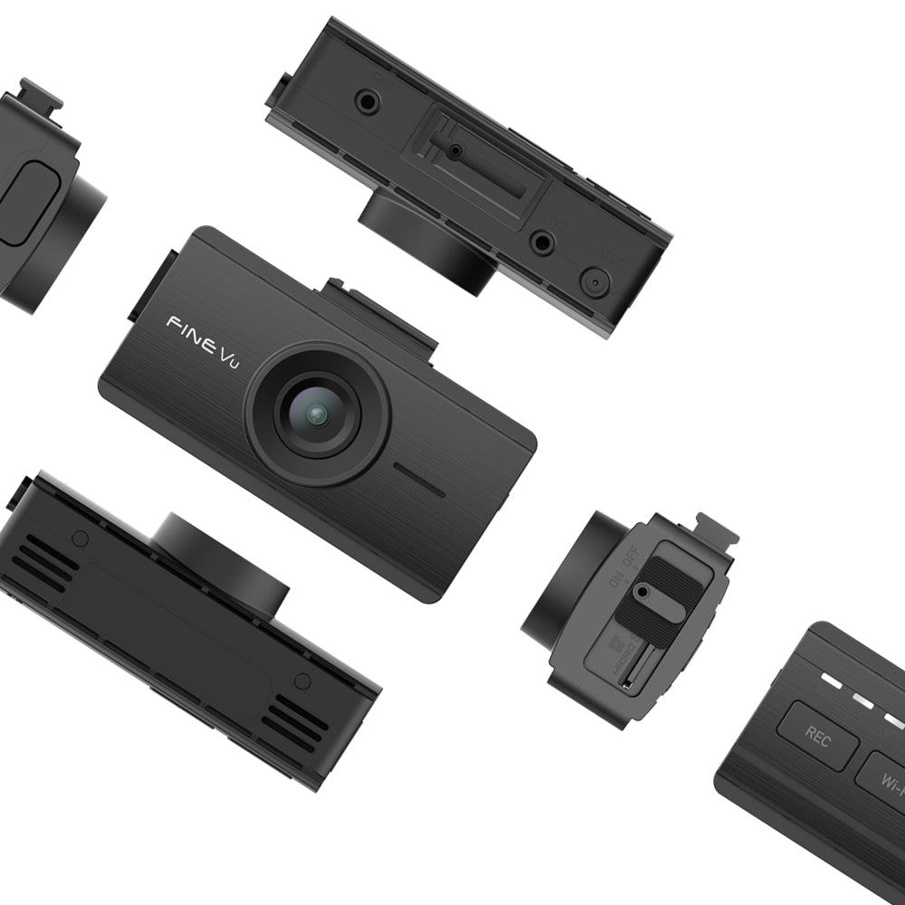 Unavi FineVu GX35 Dash Cam | Front & Rear | QHDxFHD | Super Compact Size with SONY Starvis 2 Sensor