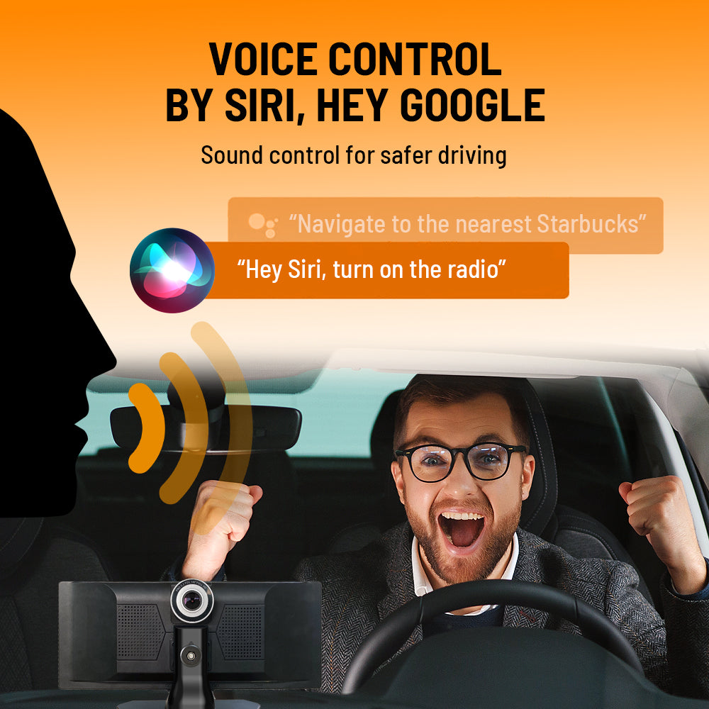 Wireless Portable On-dash CarPlay & Android Auto 11.26 inch FHD Car Stereo - "Unavi AnyWay Go U-8801"