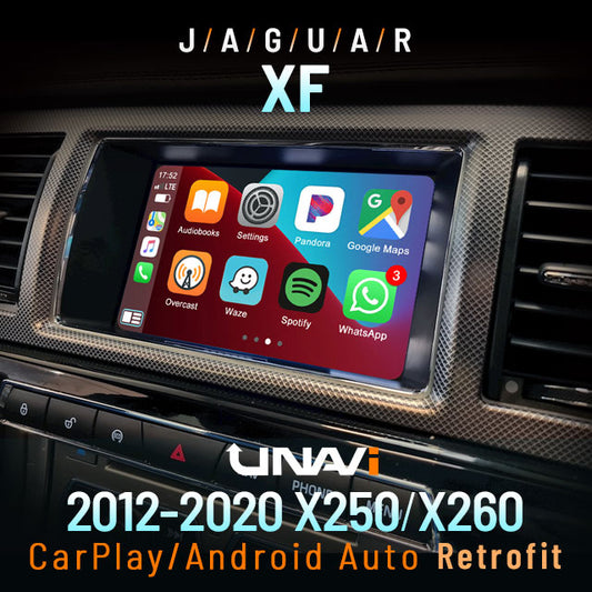 Memorial Day Sale: Apple CarPlay for Jaguar 2012-2021+ XF | Wireless & Wired | CarPlay & Android Auto Upgrade Module / Adapter