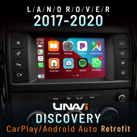 Memorial Day Sale: Apple CarPlay for Land Rover 2017-2020 Discovery | Wireless & Wired | CarPlay & Android Auto Upgrade Module / Adapter