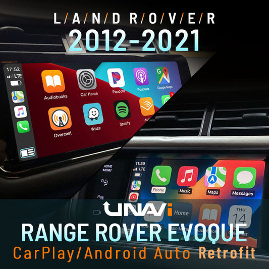 Memorial Day Sale: Apple CarPlay for Land Rover 2012-2021 Range Rover Evoque | Wireless & Wired | CarPlay & Android Auto Upgrade Module / Adapter