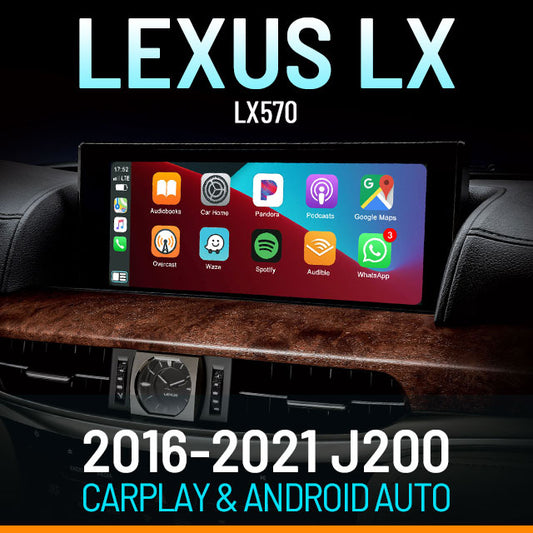 Mother's Day Sale: Apple CarPlay for 2016-2021 LEXUS LX | Wireless & Wired | CarPlay & Android Auto Upgrade Module / Adapter
