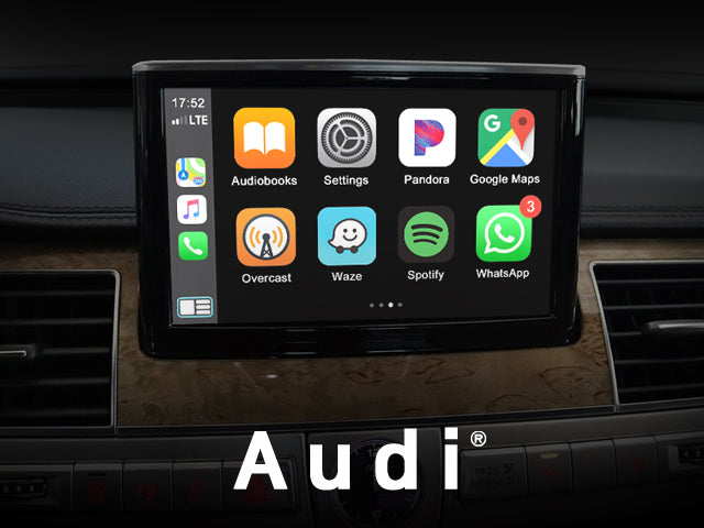 Mother's Day Sale: Apple CarPlay for AUDI A8 & S8 2009-2018 | Wireless & Wired | CarPlay & Android Auto Module Update