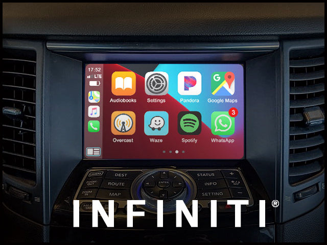 Mother's Day Sale: Apple CarPlay for INFINITI QX70 2014-2017 | Wired & Wireless | CarPlay & Android Auto Update Module