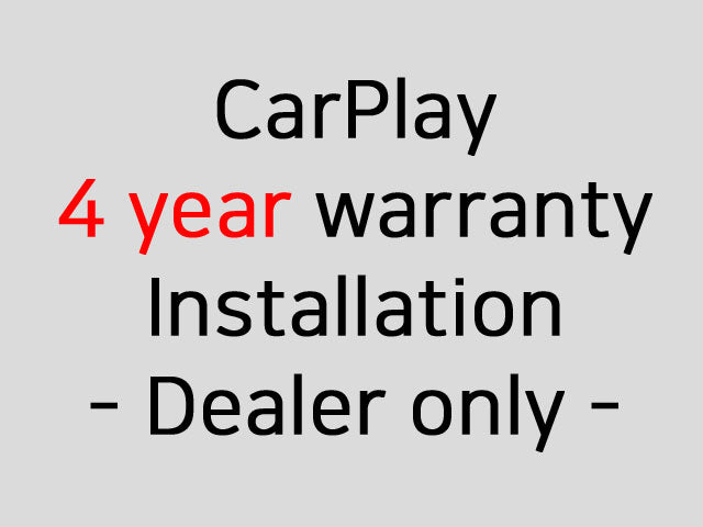 CarPlay Offer via Dealer Agent Only