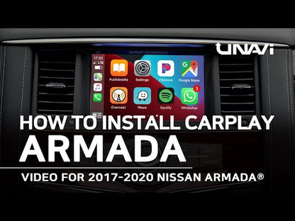 Mother's Day Sale: Apple CarPlay for Nissan Armada 2017-2020 | Wired & Wireless | CarPlay & Android Auto module upgrade