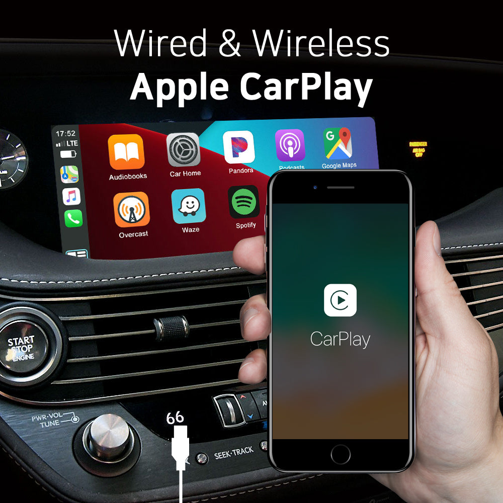 Mother's Day Sale | Apple CarPlay for 2012-2022 LEXUS LS | Wireless & Wired | CarPlay & Android Auto Upgrade Module / Adapter