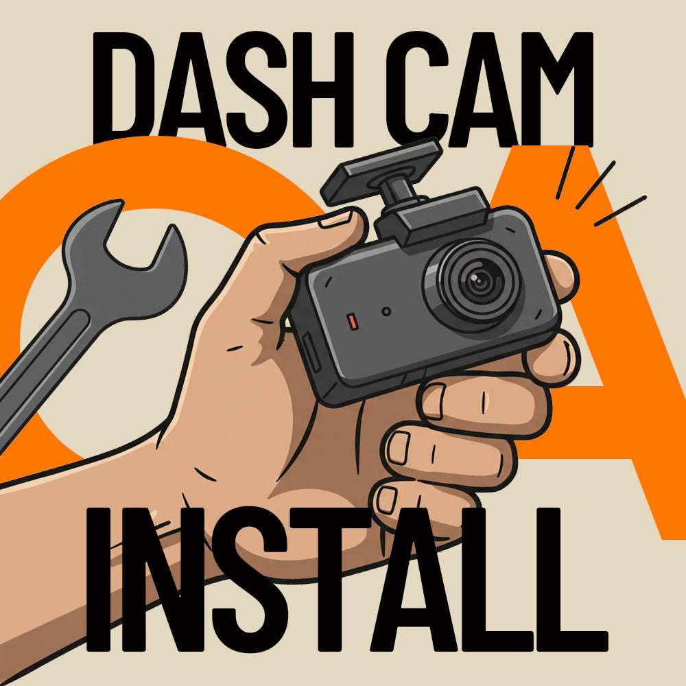Install Labor Fee: 1 CH Dash Camera | At Tustin, Orange County, SoCal