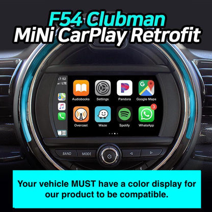 Mother's Day Sale | Apple CarPlay for 2009-2023 MINI Clubman R55 F54  | Wireless & Wired | CarPlay & Android Auto Upgrade Module / Adapter