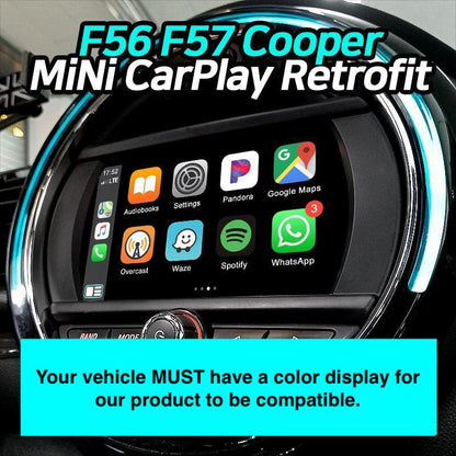 Mother's Day Sale | Apple CarPlay for 2009-2023 MINI Cooper R56 R57 F55 F56 F57 | Wireless & Wired | CarPlay & Android Auto Upgrade Module / Adapter