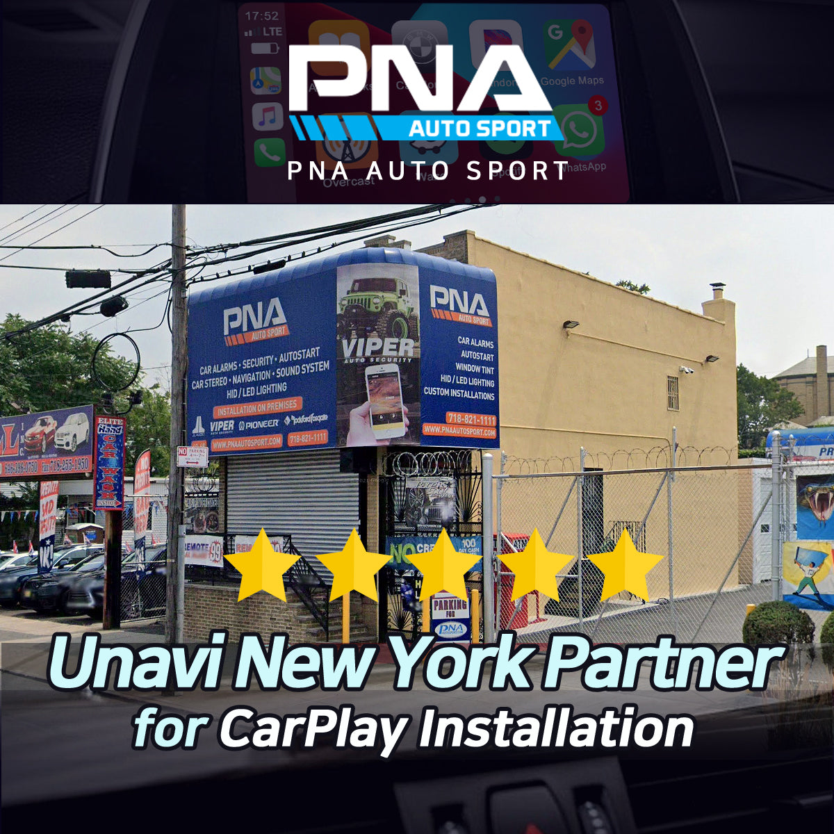 CarPlay Special Install fee* by Unavi Pro Installer