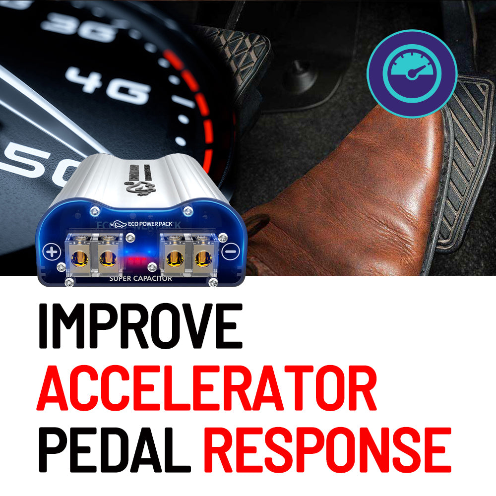 Car Super Capacitor for improves of acceleration reaction and car audio sound - Unavi Eco Power Cap