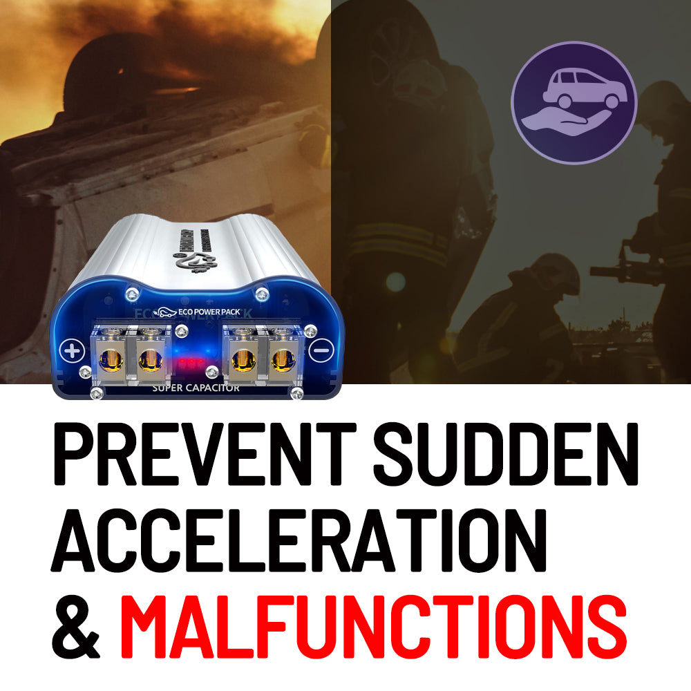 Car Super Capacitor for improves of acceleration reaction and car audio sound - Unavi Eco Power Cap