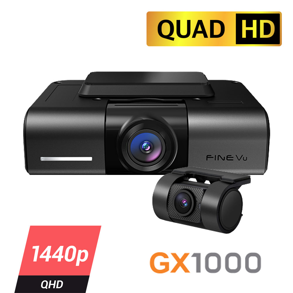 Mother's Day Sale: Unavi FineVu GX1000 | 2 Channel Dash Cam | 2K QHD | GPS & WiFi built-in | Up to 256GB SD Card