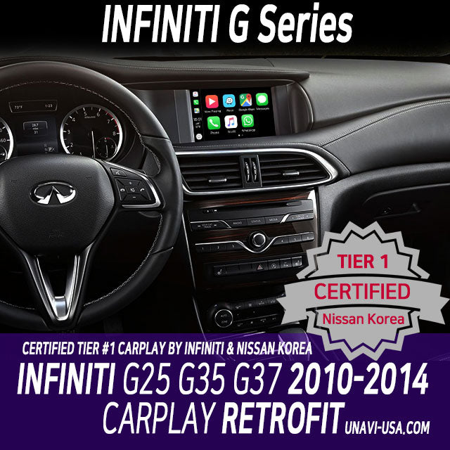 Mother's Day Sale: Apple CarPlay for INFINITI G25 G35 G37 2010-2014 (V36) | Wired & Wireless | CarPlay & Android Auto Module Update