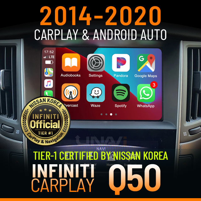 Infiniti Q50 CarPlay Android Auto Retrofit Installation