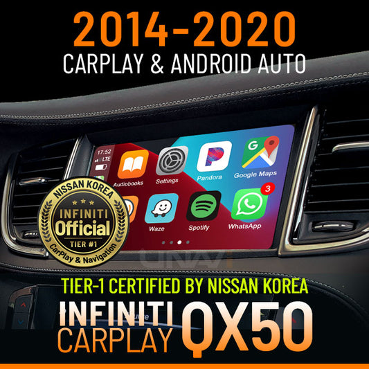 Infiniti QX50 CarPlay Android Auto Retrofit Installation