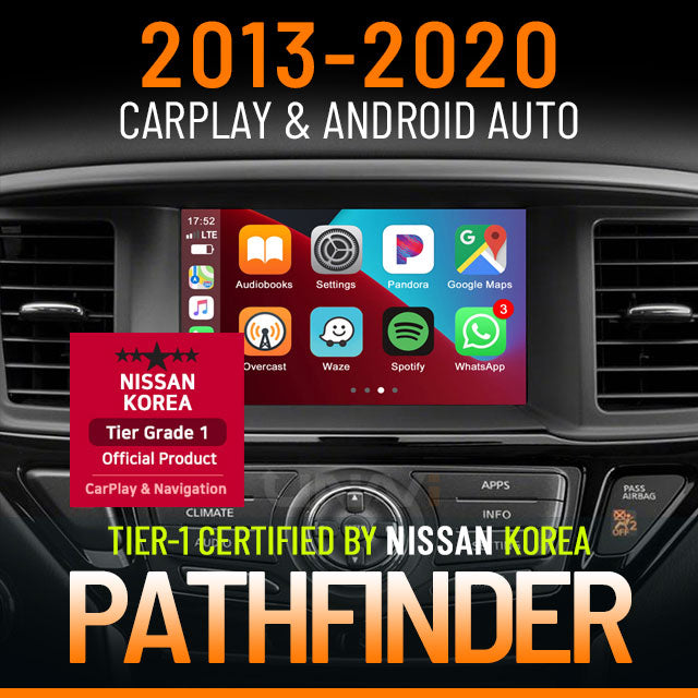 nissan pathfinder wireless carplay & android auto retrofit installation by Unavi
