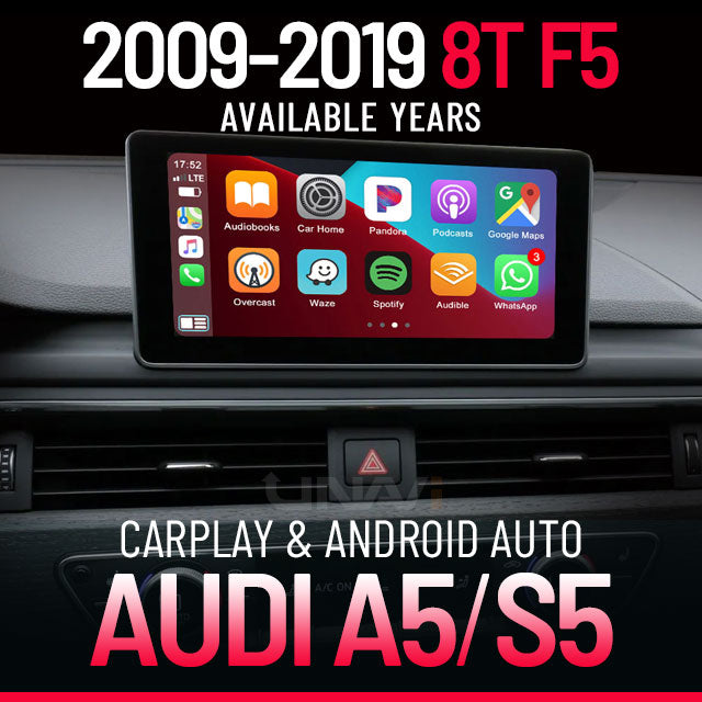 Audi A5 CarPlay Android Auto provided by Unavi