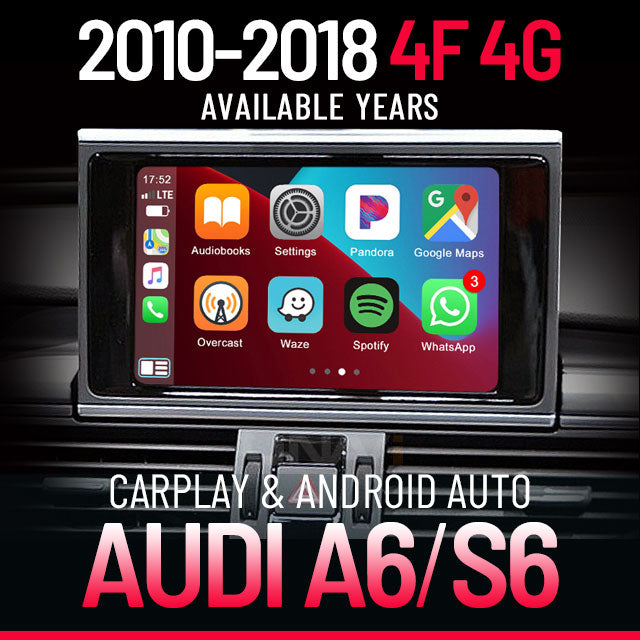 Audi A6 CarPlay Android Auto Retrofit provided by Unavi