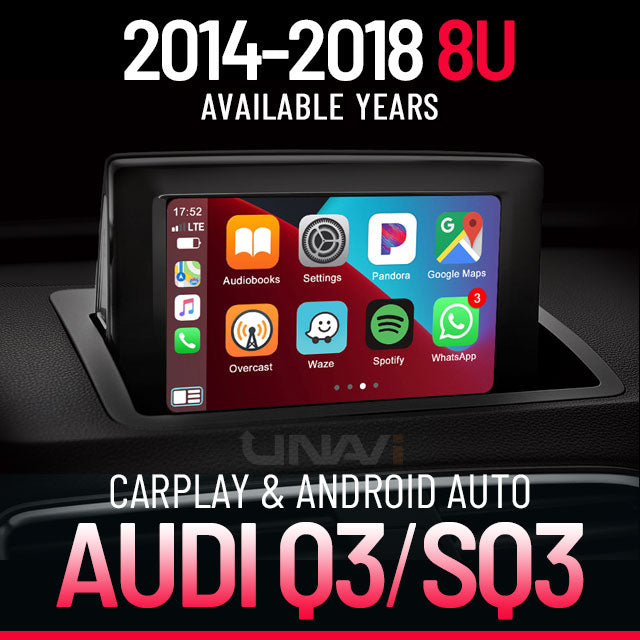 Audi Q3 CarPlay Android Auto Retrofit provided by Unavi