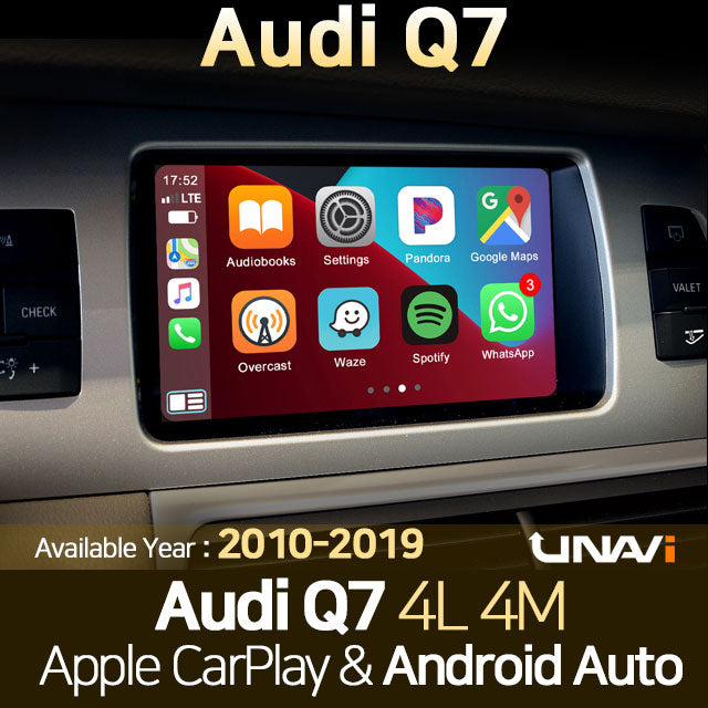 Mother's Day Sale: Apple CarPlay for AUDI Q7 2010-2019 | Wireless & Wired | CarPlay & Android Auto Module Update