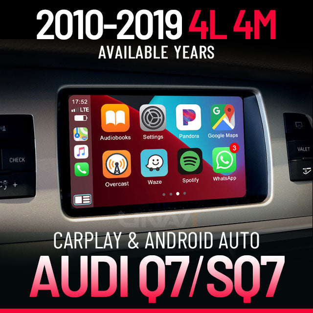 Audi Q7 CarPlay Android Auto Retrofit provide by Unavi