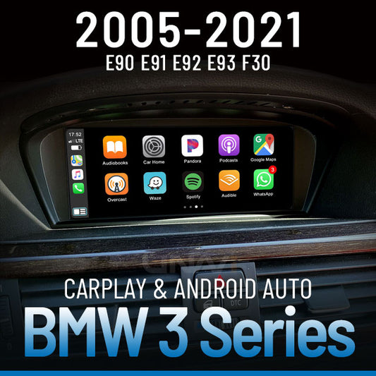BMW 3 Series CarPlay Android Auto Retrofit provided by Unavi
