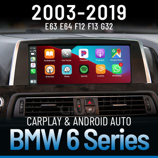 BMW 6 Series CarPlay Android Auto Retrofit installation by Unavi