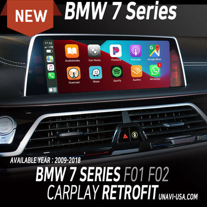 Mother's Day Sale | Apple CarPlay for 2009-2019 BMW 7 Series | Wireless & Wired | CarPlay & Android Auto Upgrade Module / Adapter