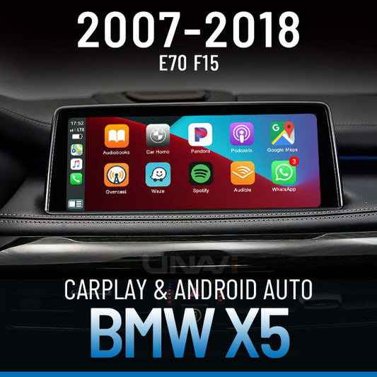 BMW X5 CarPlay Android Auto Retrofit installation by Unavi
