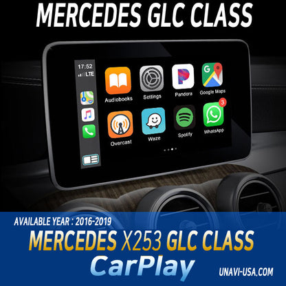 Mother's Day Sale: Apple CarPlay for 2016-2019 Mercedes Benz GLC Class | Wireless & Wired | CarPlay & Android Auto Upgrade Module / Adapter