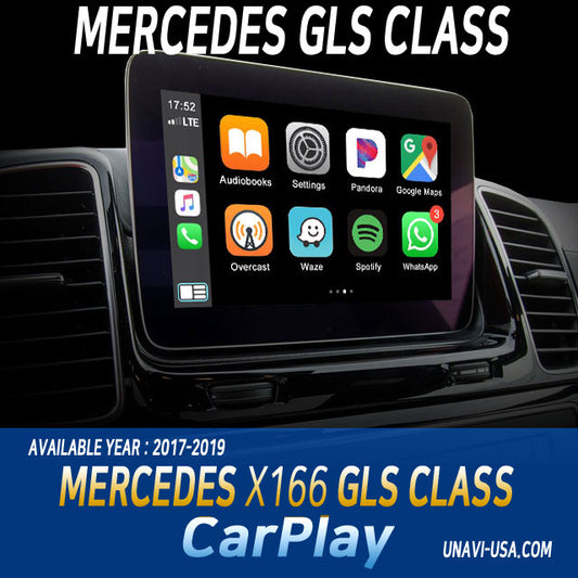 Memorial Day Sale: Apple CarPlay for 2017-2019 Mercedes Benz GLS Class | Wireless & Wired | CarPlay & Android Auto Upgrade Module / Adapter