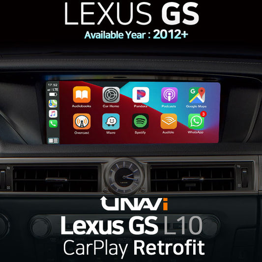 Mother's Day Sale | Apple CarPlay for 2012-2020 LEXUS GS | Wireless & Wired | CarPlay & Android Auto Upgrade Module / Adapter