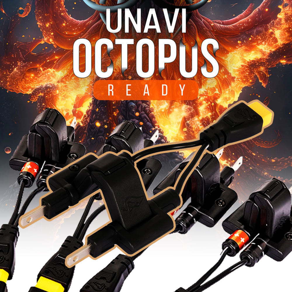 Unavi Octopus Ready | 4 Channel Multi-Battery Charger for 18V to 21V