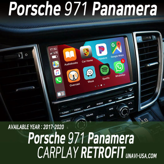 Mother's Day Sale: Apple CarPlay for Porsche Panamera (971) 2010-2020 | Wireless & Wired | CarPlay & Android Auto module upgrade