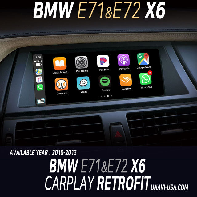 Mother's Day Sale | Apple CarPlay for 2009-2020 BMW X6 | Wireless & Wired | CarPlay & Android Auto Upgrade Module / Adapter