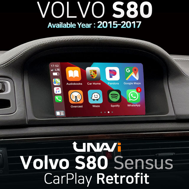 Mother's Day Sale: Apple CarPlay for 2015-2017 Volvo S80 | Wireless & Wired | CarPlay & Android Auto Upgrade Module / Adapter