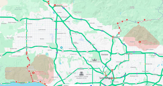 CarPlay maps provide road guidance reflecting California Wildfires?