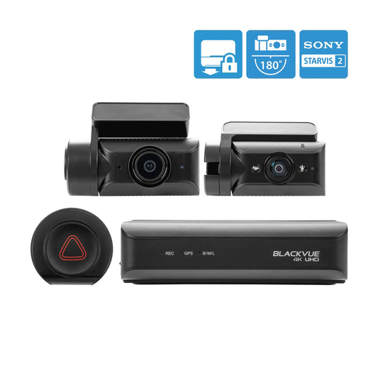 BlackVue DR970X Box-2CH IR Plus | 2 Channel Dash Cam | 4K UHD | FHD IR Cam | GPS & WiFi built-in