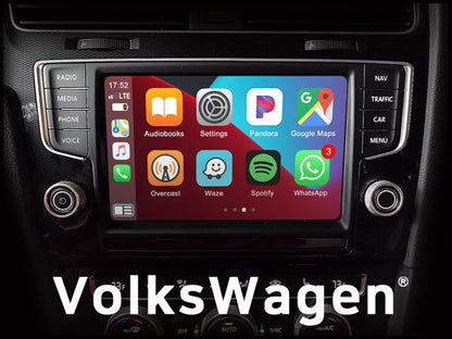 Presidents Day Sale : Apple CarPlay for 2010-2017 Volkswagen Touareg | Wireless & Wired | CarPlay & Android Auto Upgrade Module / Adapter