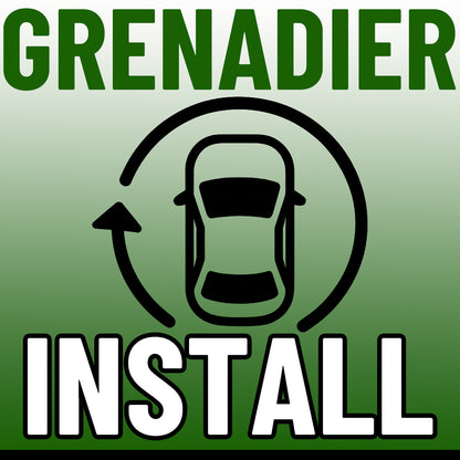 INEOS Grenadier Installation Service (360 Camera, Digital Mirror, Folding Mirrors, Backup Alarm)