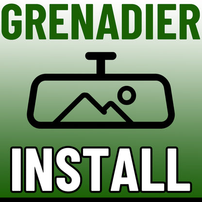 INEOS Grenadier Installation Service (360 Camera, Digital Mirror, Folding Mirrors, Backup Alarm)