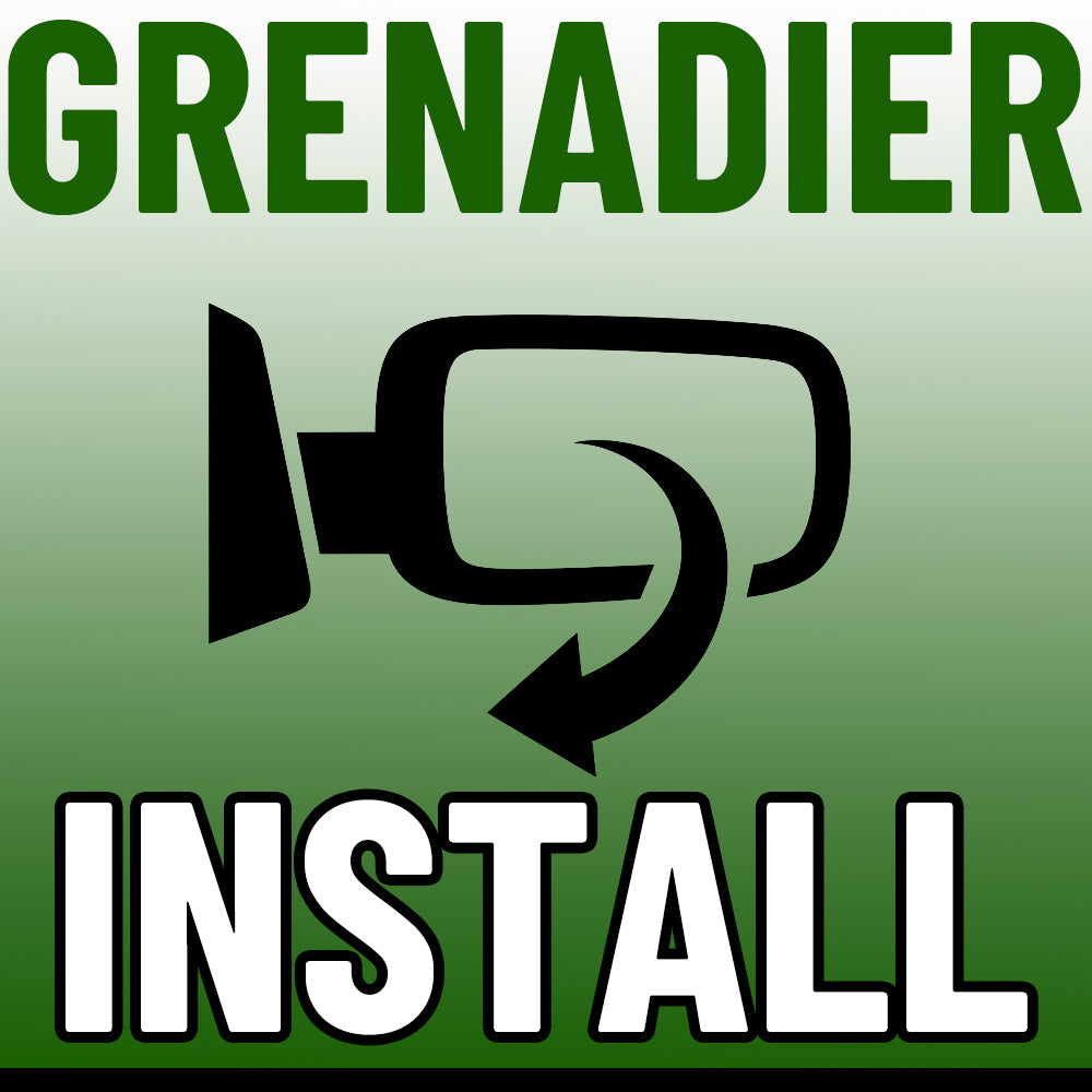 INEOS Grenadier Installation Service (360 Camera, Digital Mirror, Folding Mirrors, Backup Alarm)