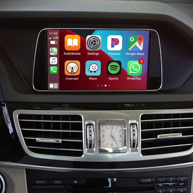 Columbus Day Sale : Apple CarPlay for 2010-2020 Mercedes Benz E Class | Wireless & Wired | CarPlay & Android Auto Upgrade Module / Adapter