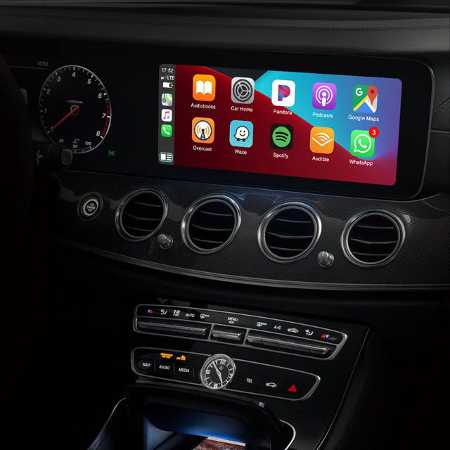 Apple CarPlay a pantalla completa e inalámbrico - Retrofit Mercedes