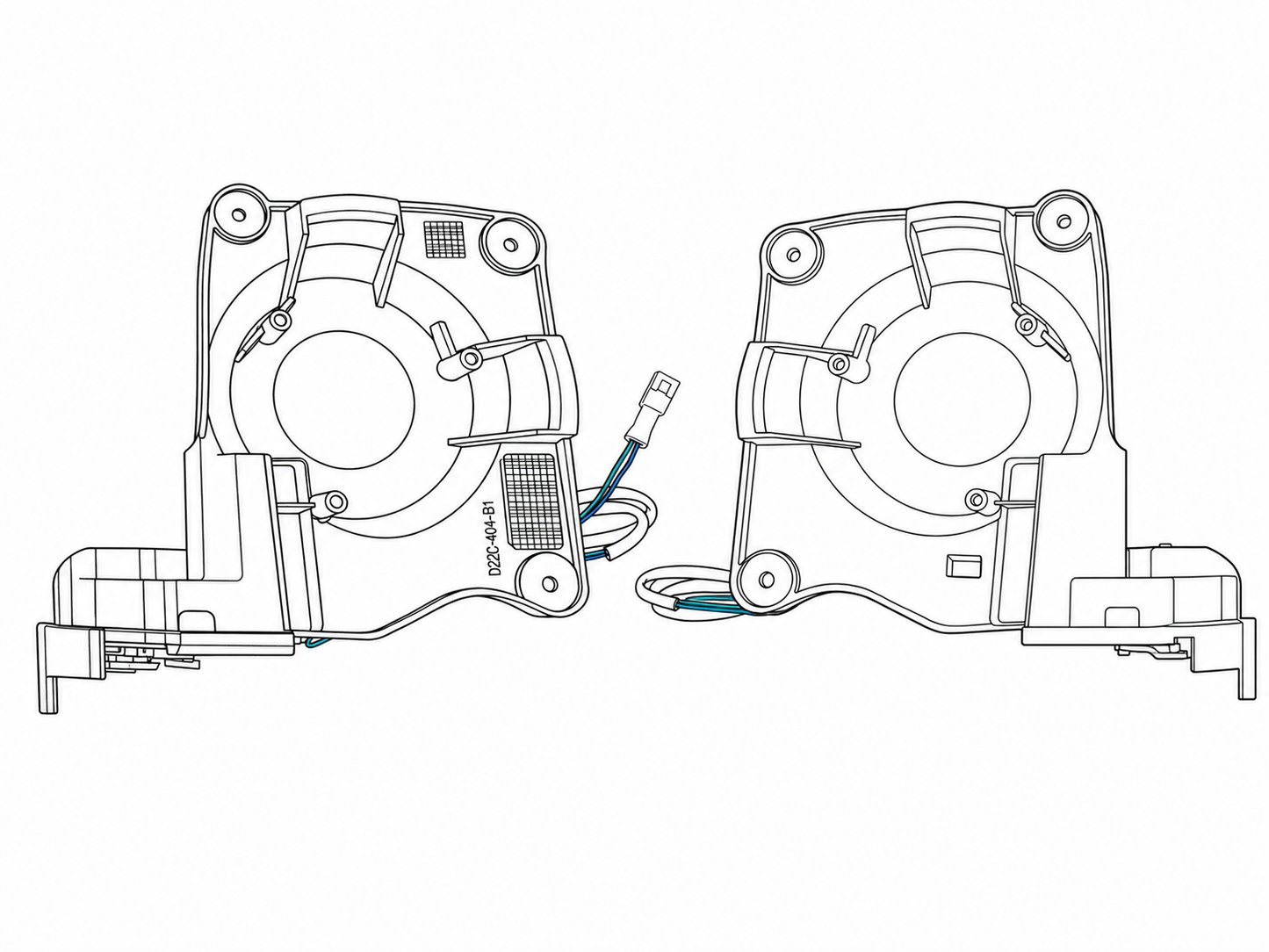 INEOS Grenadier Power Folding Mirror Side Motor Bracket Set – Left & Right