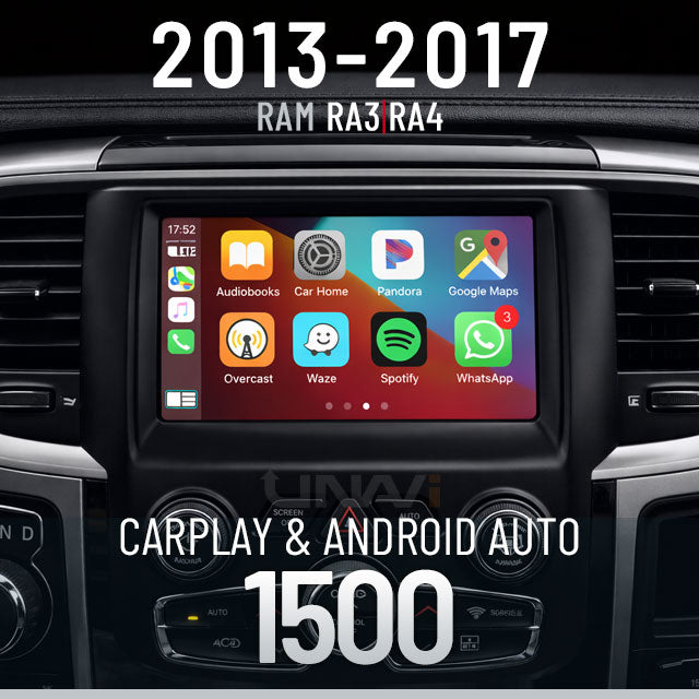 RAM 1500 Apple CarPlay & Android Auto Retrofit (2013–2017) | Unavi USA ...